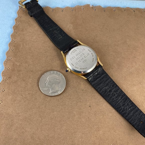 SOLD VINTAGE Bulova Date Accutron Gold Swiss Watch - Picture 6 of 7